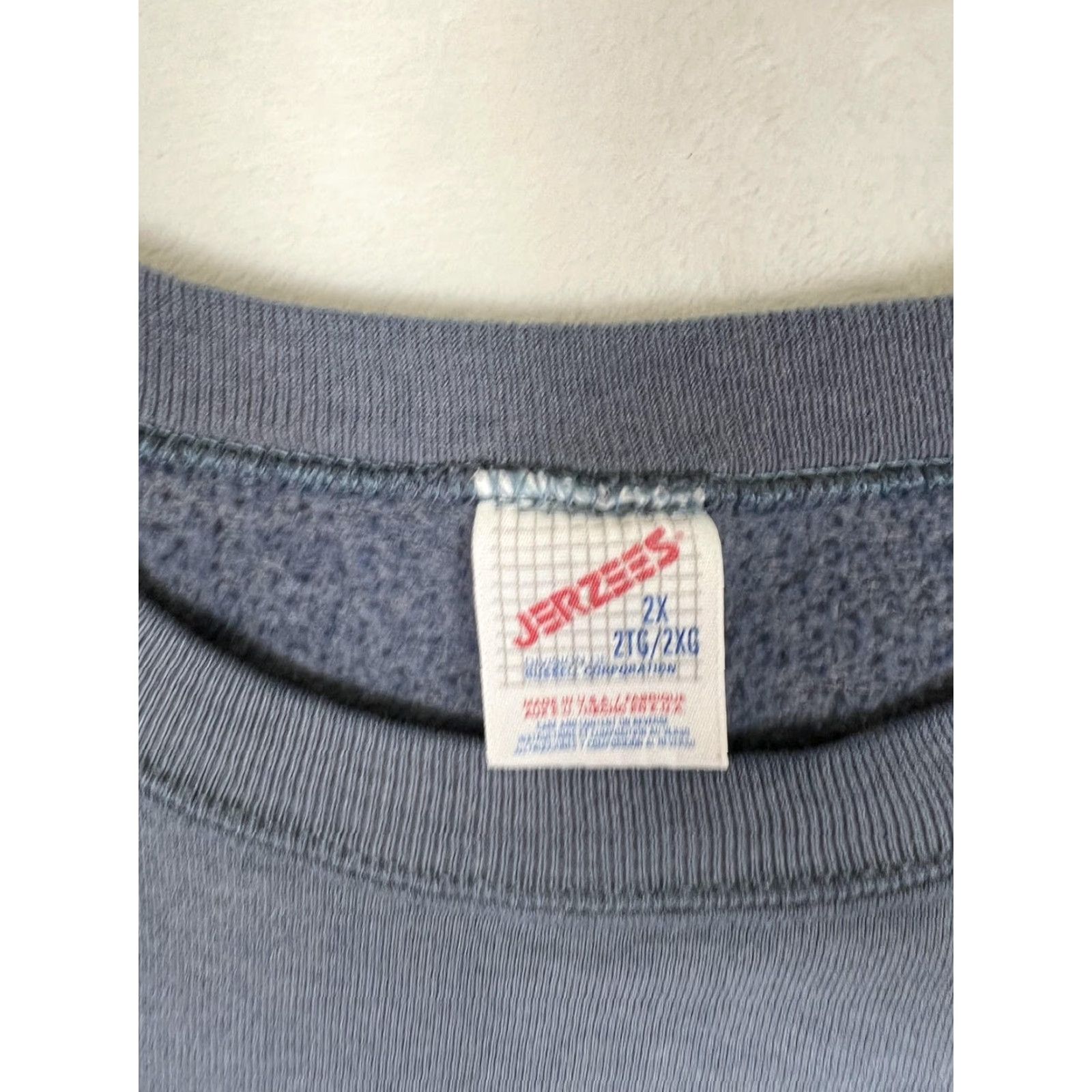 Jerzees VINTAGE Sanger California Sweatshirt Mens 2XL Blue Crewneck Fleece USA Made Jerzees Graphic Print Size US XXL / EU 58 / 5 - 4 Thumbnail