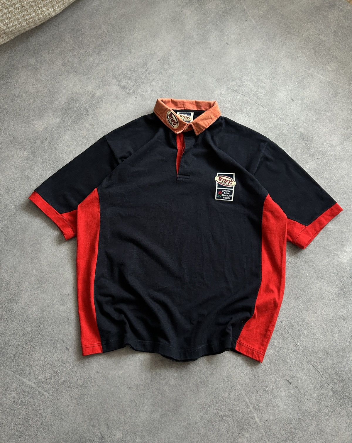 Vintage Vintage Tetleys rugby 🏉 Polos 90s england vintage Size US L / EU 52-54 / 3 - 1 Thumbnail
