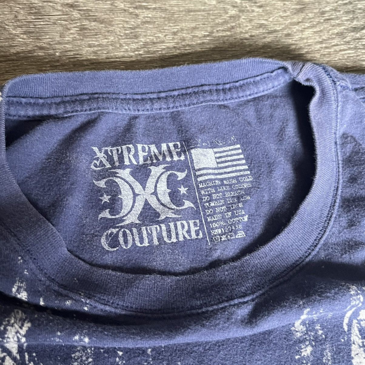 Affliction × Vintage Vintage Affliction Xtreme Couture Skull Sleeveless Tank Tee Size US XXL / EU 58 / 5 - 7 Thumbnail