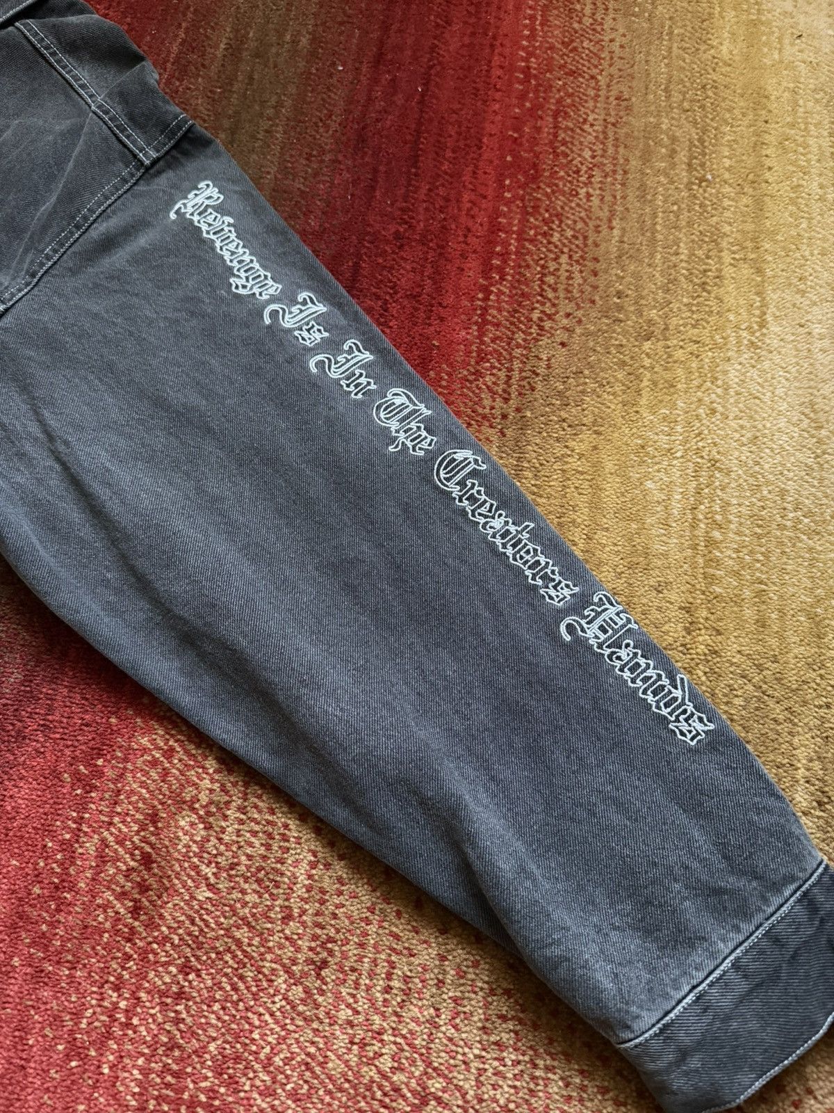 Revenge Revenge Grey Denim Jacket Size US L / EU 52-54 / 3 - 4 Thumbnail