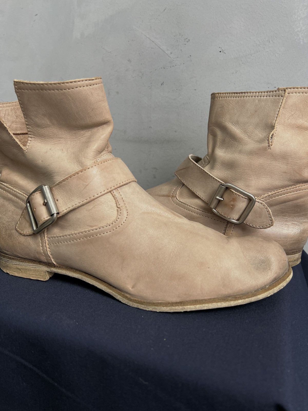 Guidi Guidi style lewther ankle belted leather boots avant garde Size US 8 / EU 41 - 6 Thumbnail