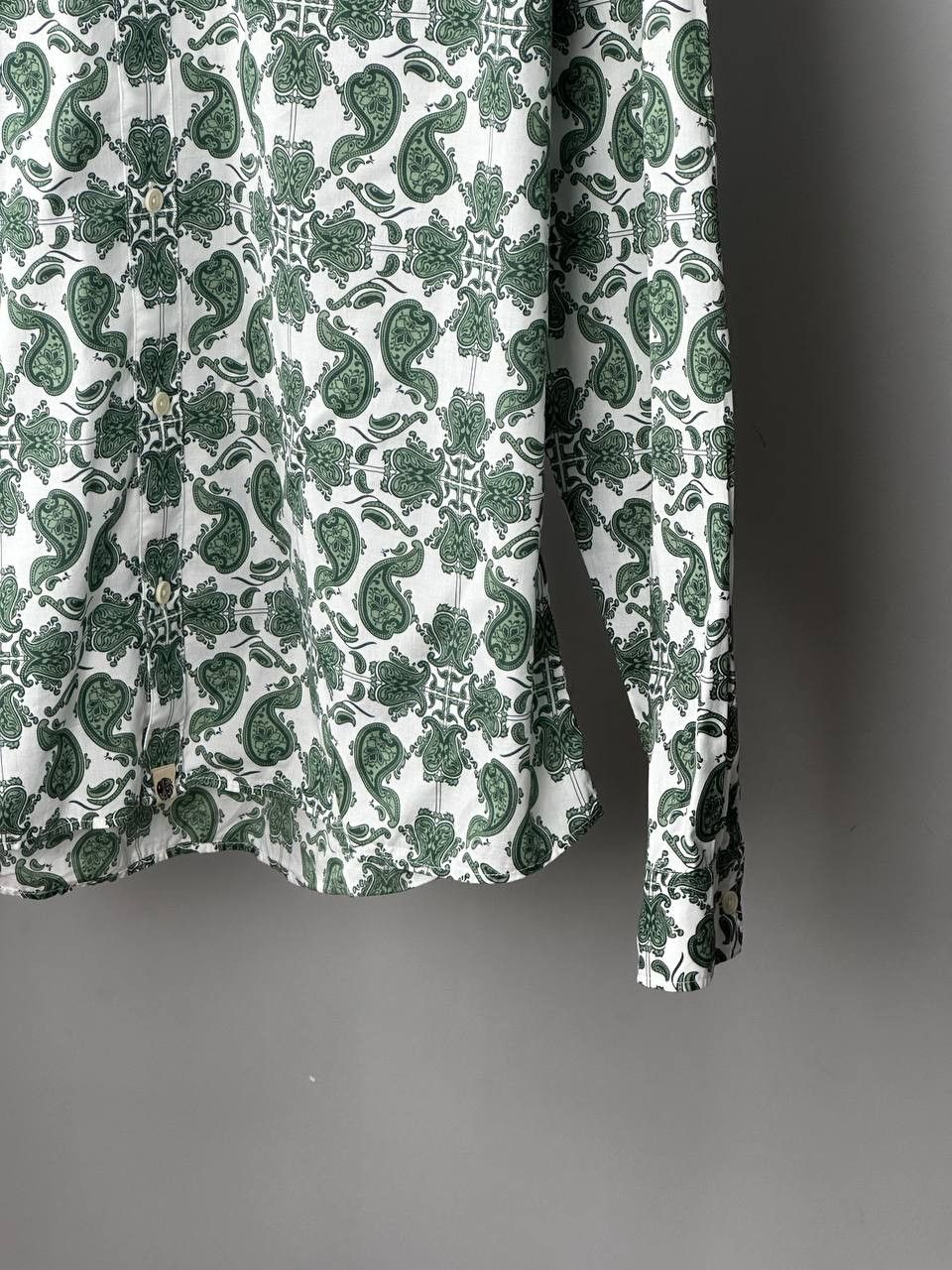 Pretty Green Pretty Green Paisley Patterned Long Sleeve Shirt Size US XL / EU 56 / 4 - 4 Thumbnail