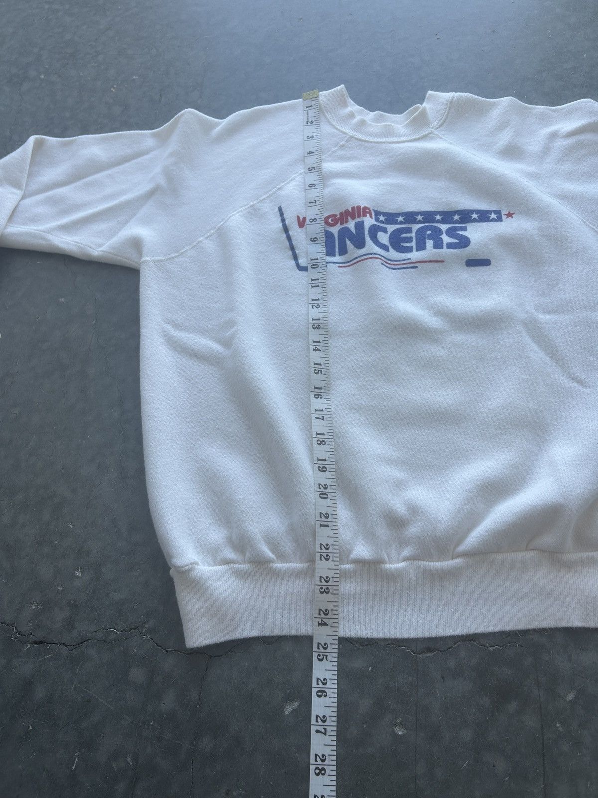 Vintage Vintage 80s Virginia Lancers Hockey Graphic Sweatshirt Size US M / EU 48-50 / 2 - 6 Thumbnail