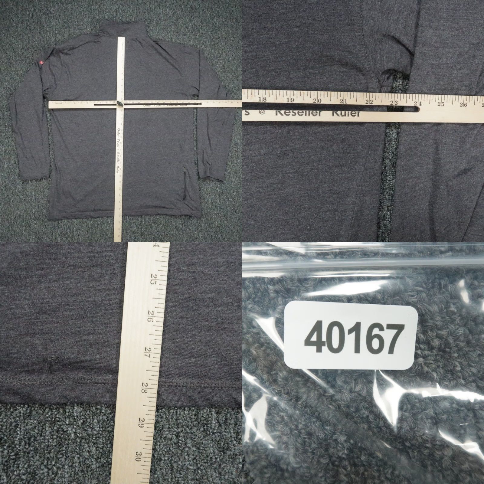 Vintage SCOTTeVEST Vest Mens XL Gray Pullover Quarter Zip Travel Pocket Mock Neck Size US XL / EU 56 / 4 - 8 Thumbnail