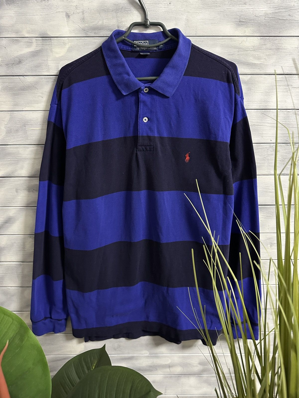 Pre-owned Polo Ralph Lauren Vintage T Long-sleeve Luxury Small Logo In Multi