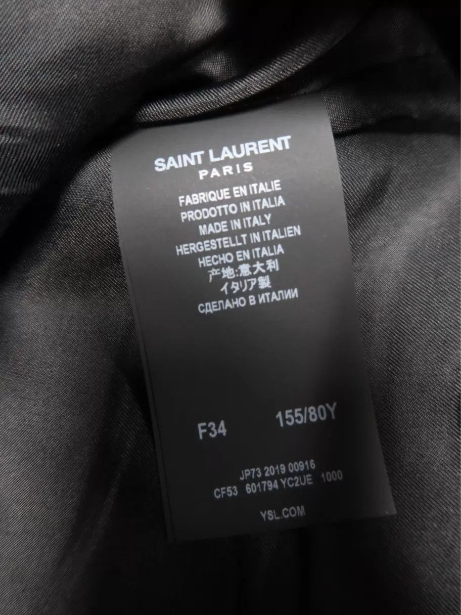 Saint Laurent Paris SAINT LAURENT Women's Black Sheepskin Shorts 34 Size 25" / US 0 / IT 36 - 4 Thumbnail