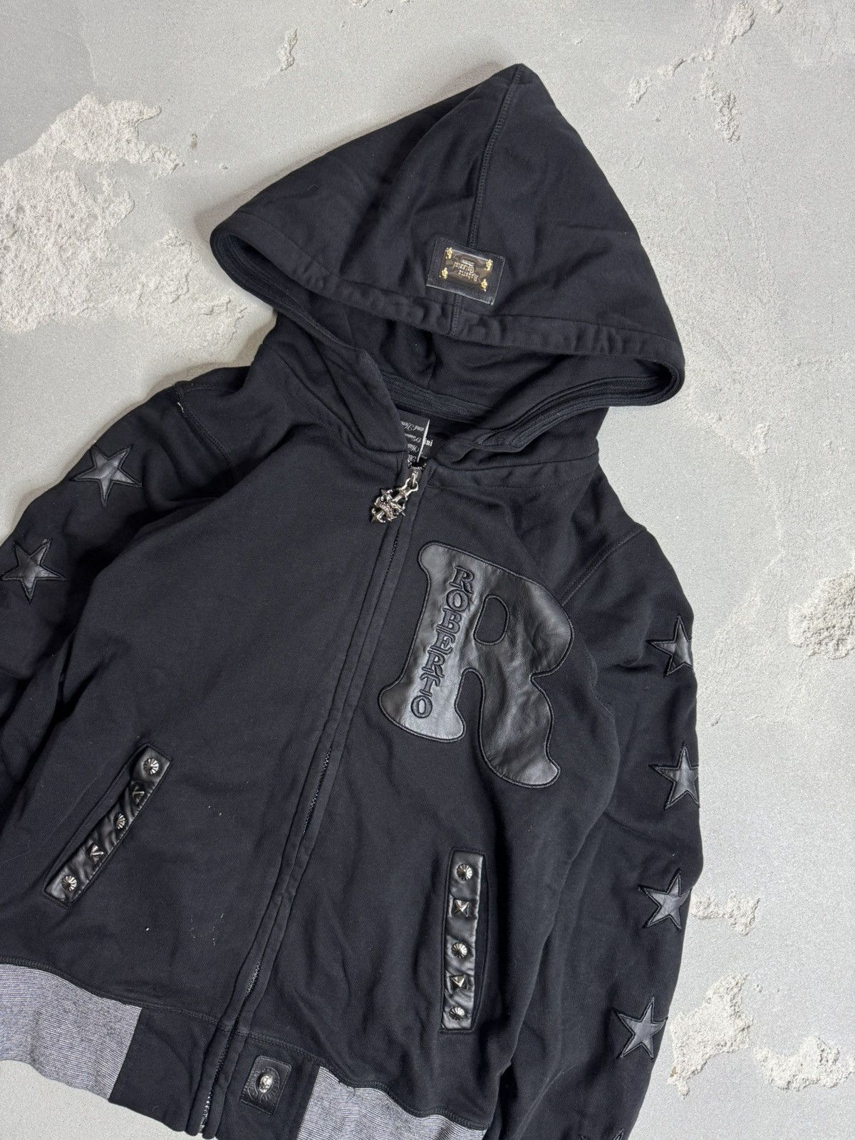 Other Vintage Roberto Geissini Zip Hoodie Rare Size US L / EU 52-54 / 3 - 3 Thumbnail