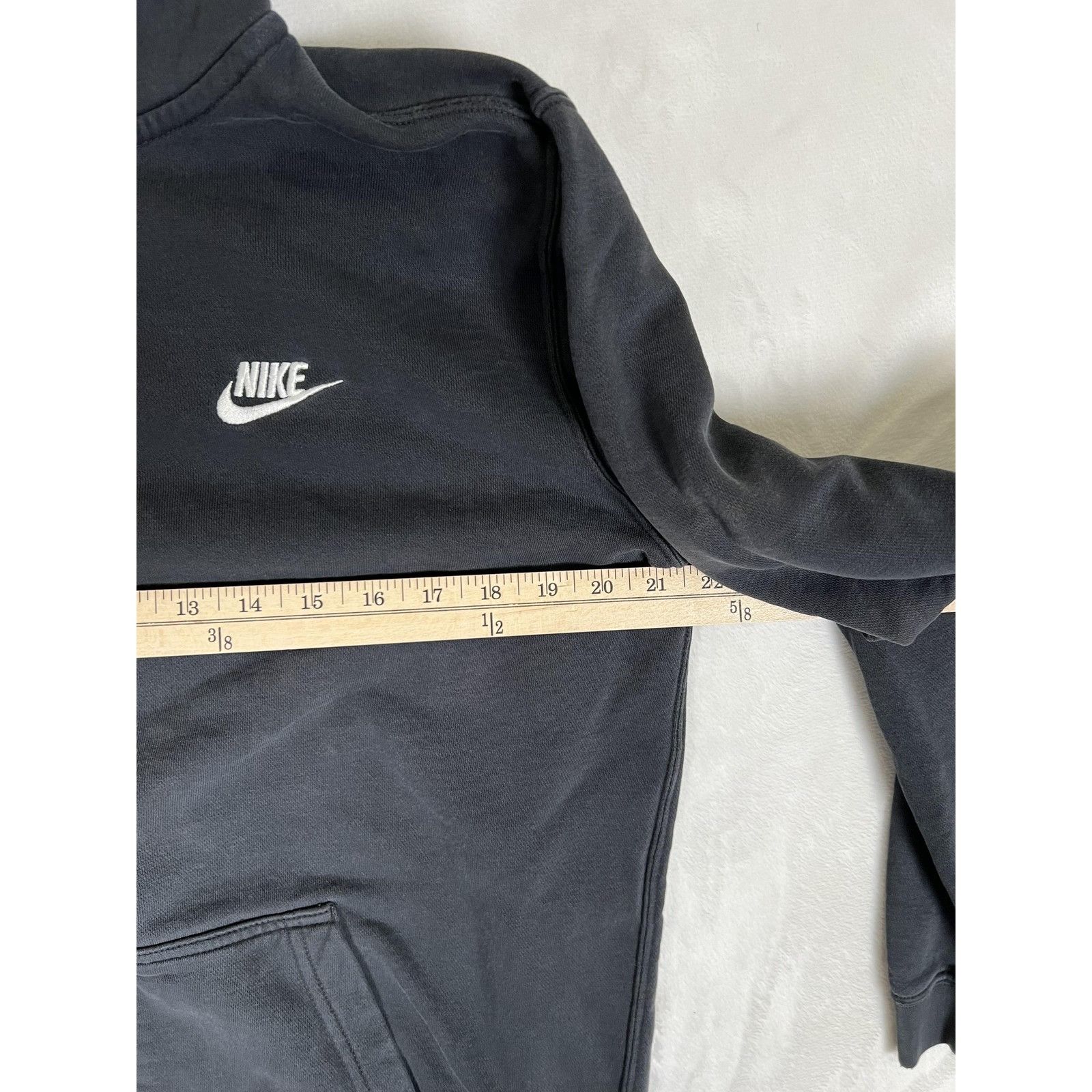Nike VTG Nike Hoodie Women's M Black Full Zip Fleece Swoosh Logo Size M / US 6-8 / IT 42-44 - 6 Thumbnail