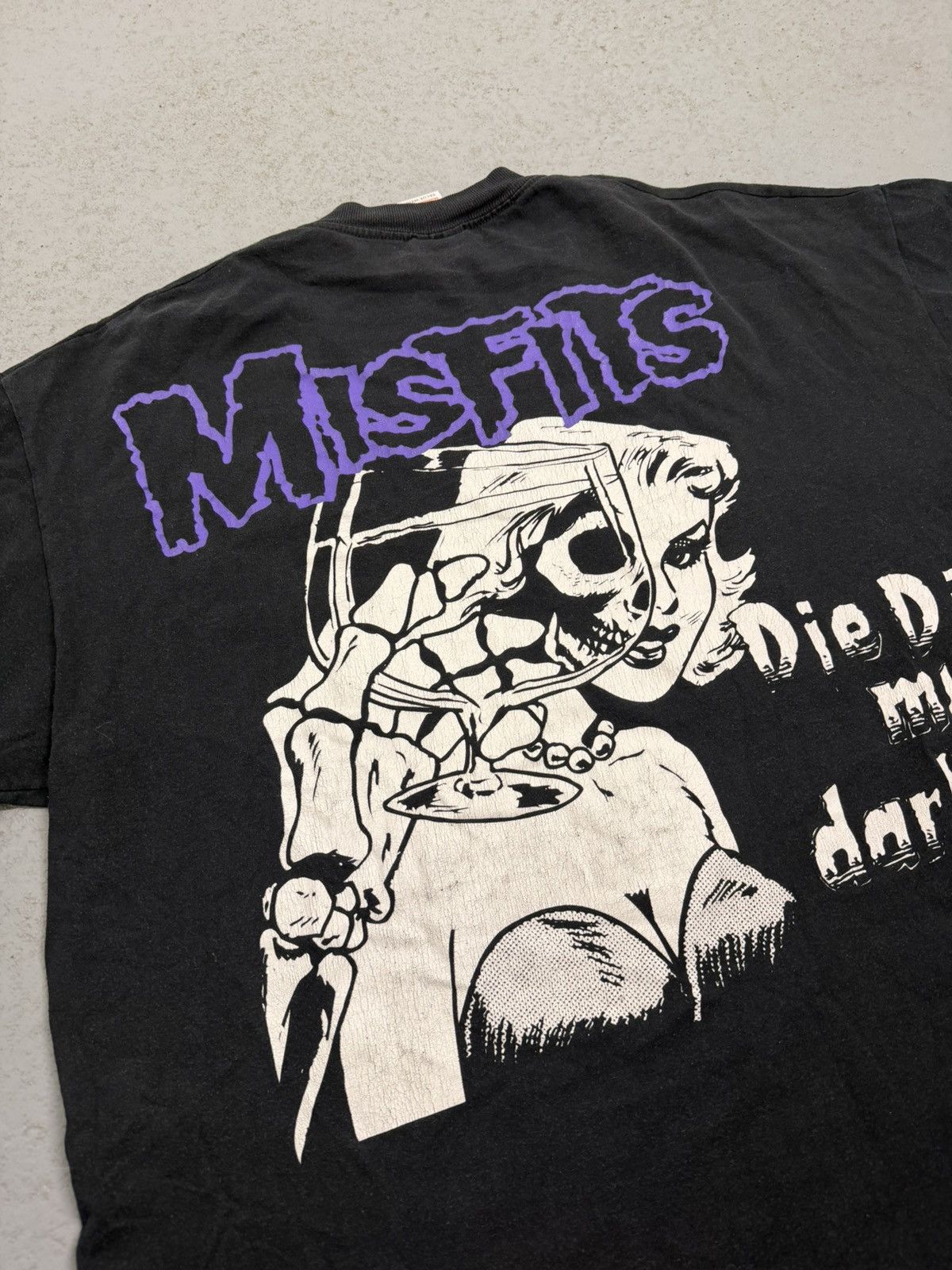 Band Tees Vintage 2001 Misfits Die Die My Darling Screen Star T-Shirt Size US XL / EU 56 / 4 - 13 Thumbnail