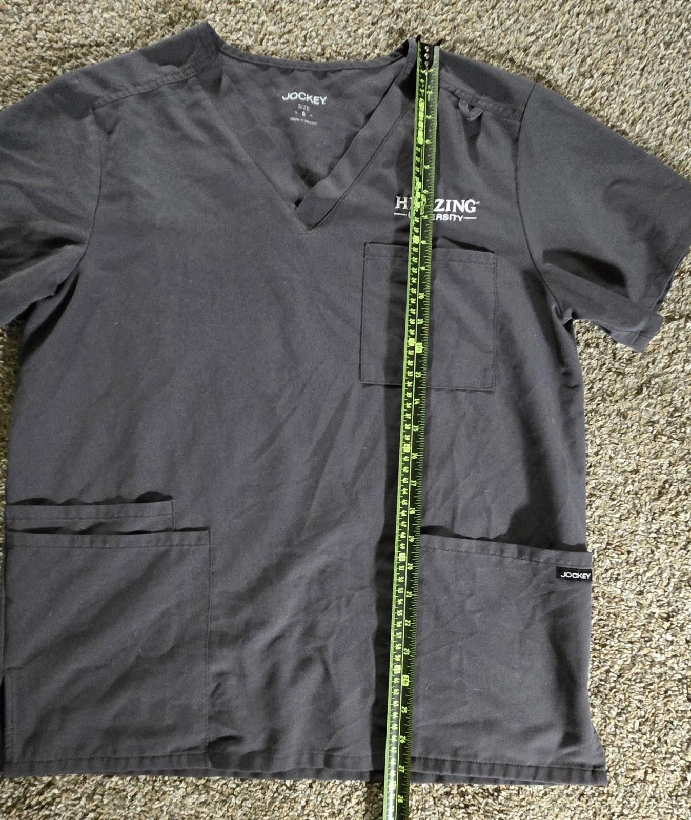 Jockey Herzing University Gray Jockey Nursing Scrub Size Small Size ONE SIZE - 2 Thumbnail