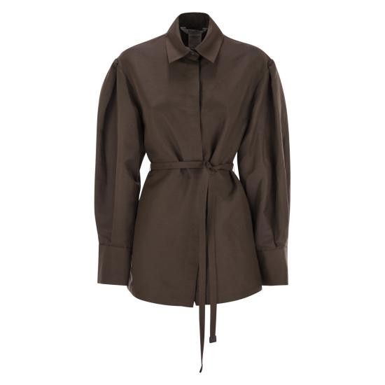 Max Mara MAX MARA Women Shirts 2511191039600 BROWN Size M / US 6-8 / IT 42-44 - 1 Thumbnail
