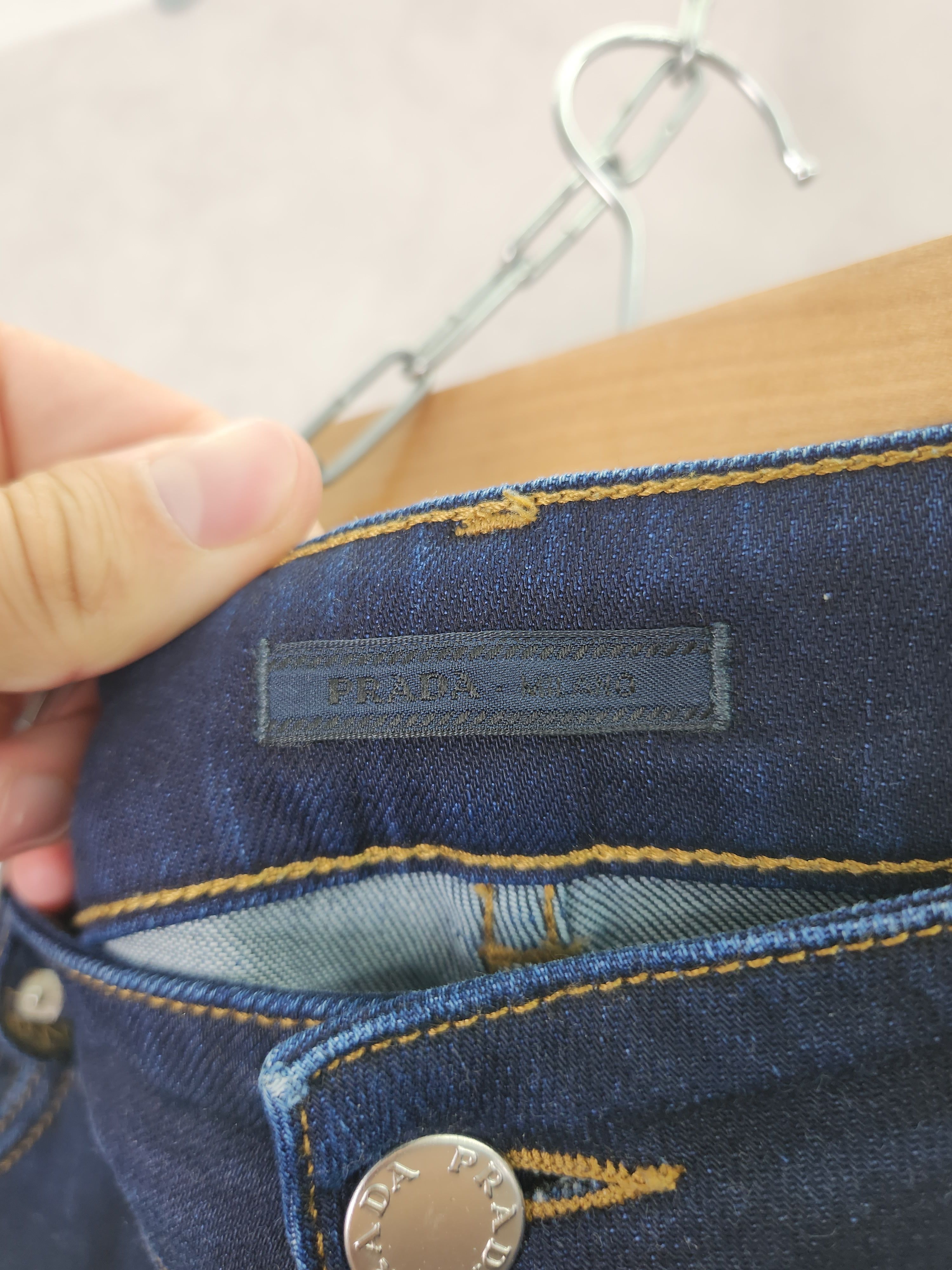 Prada Prada milano navy jeans tight fit size XS-S Size 28" / US 6 / IT 42 - 12 Thumbnail