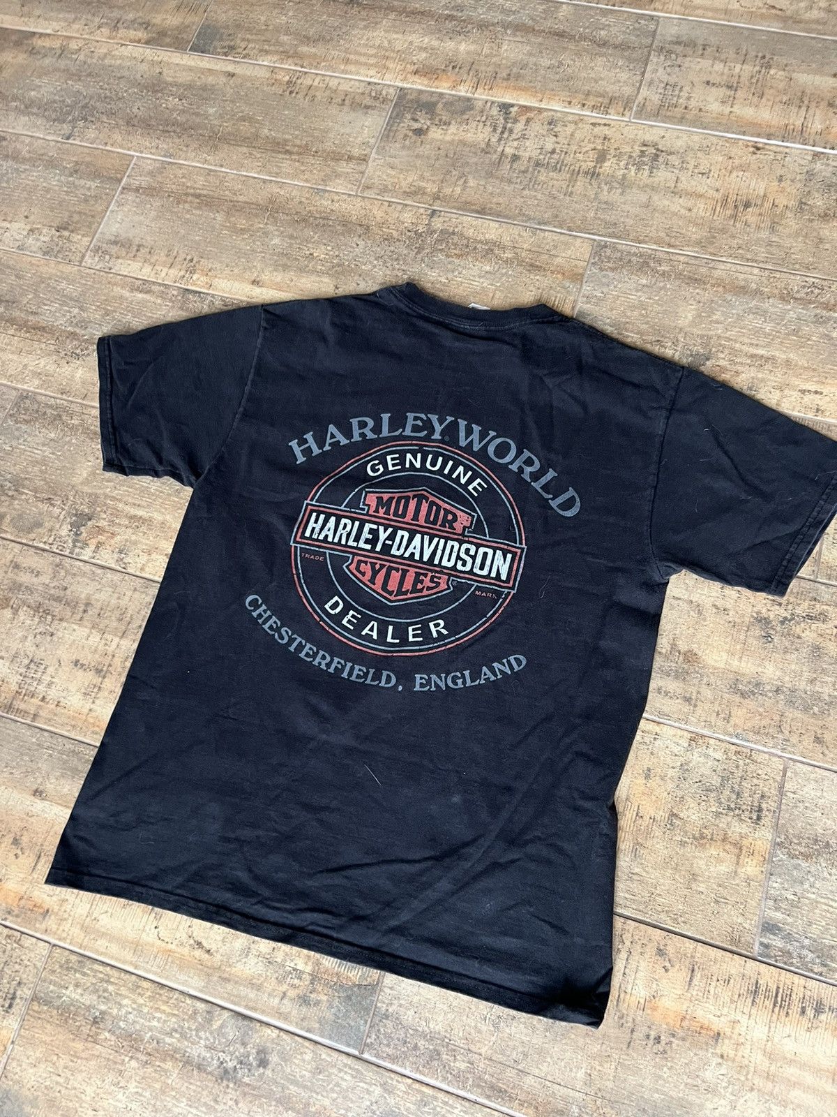 Harley Davidson × Vintage Harley davidson, M, T-shirt, moto genuine dealer Size US M / EU 48-50 / 2 - 4 Thumbnail
