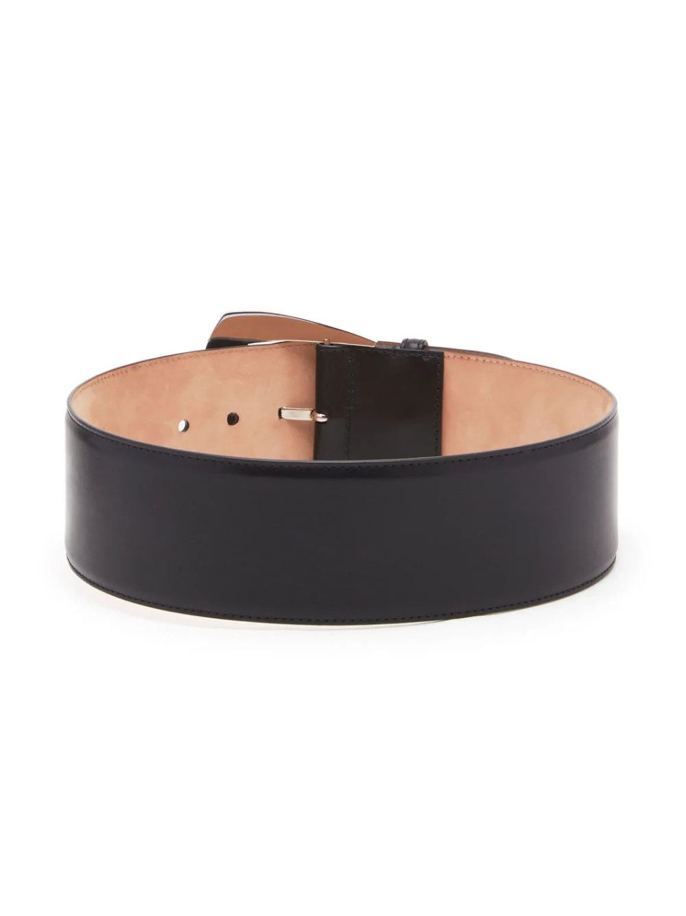 Alexander McQueen o1s22i1n1024 Size: 80 / Geometric Buckle Waist Belt in Black Size ONE SIZE - 3 Thumbnail
