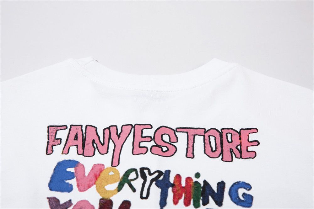 Japanese Brand × Vintage Fun graffiti cartoon print cotton loose T-shirt Size US L / EU 52-54 / 3 - 5 Thumbnail