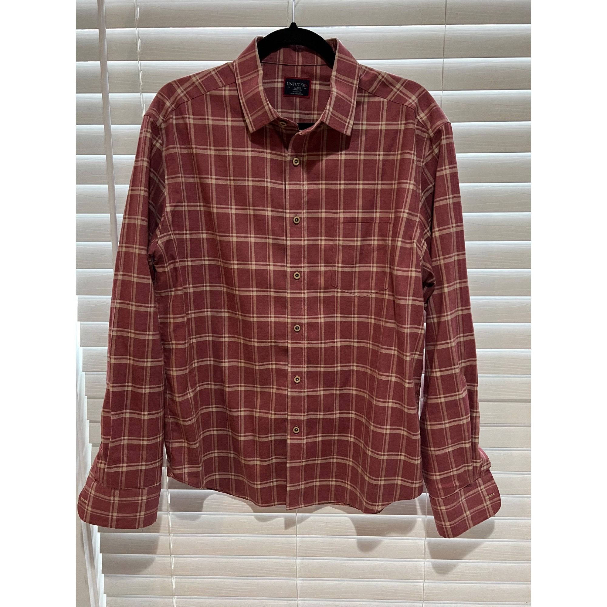 UNTUCKit Untuckit Long Sleeve Button Up Shirt - Size L Size US L / EU 52-54 / 3 - 1 Thumbnail