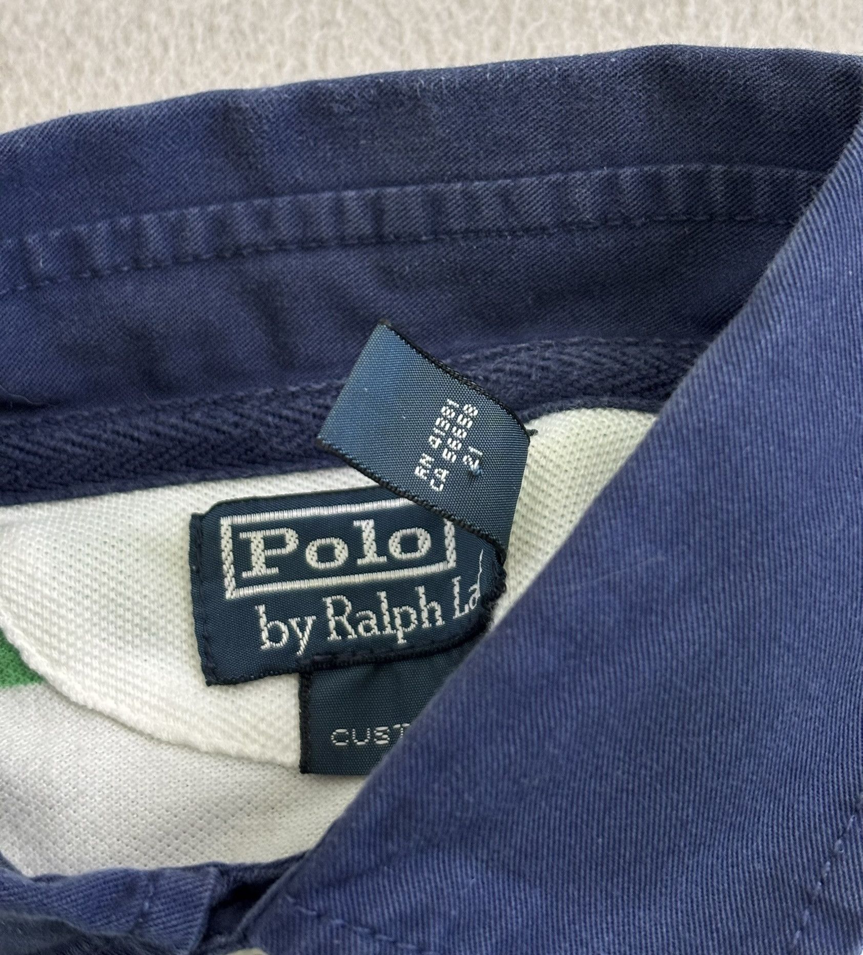 Polo Ralph Lauren Polo Ralph Lauren 3 Big Pony White Green Stripes Size US S / EU 44-46 / 1 - 15 Thumbnail