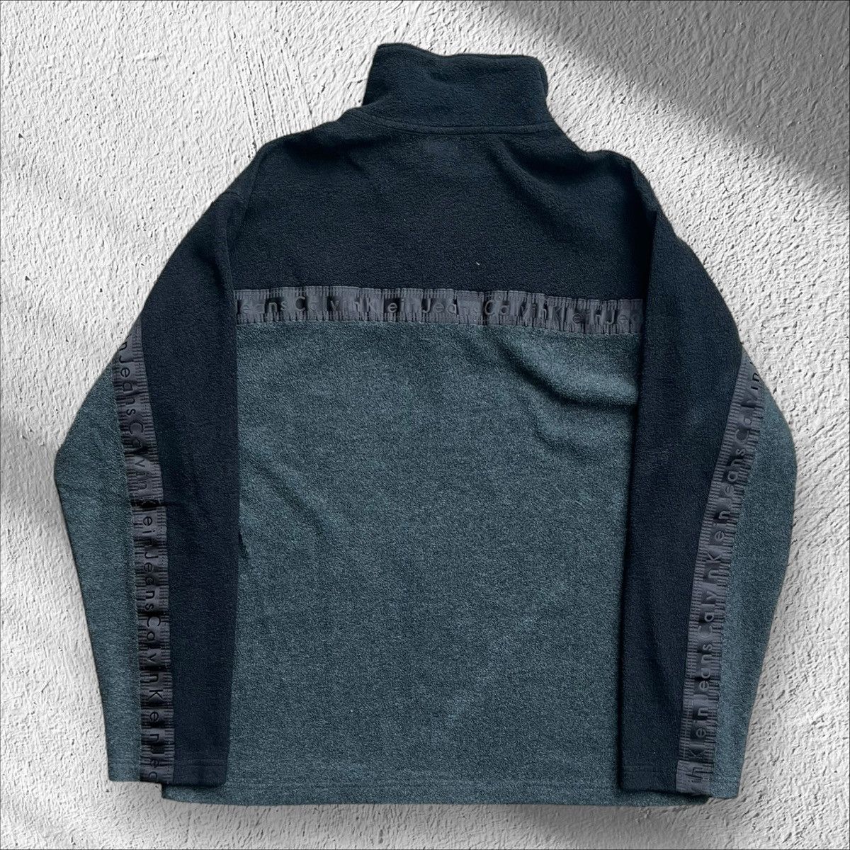 Calvin Klein Vintage 90s Calvin Klein Jeans Quarter Zip Pullover Large Size US L / EU 52-54 / 3 - 2 Thumbnail