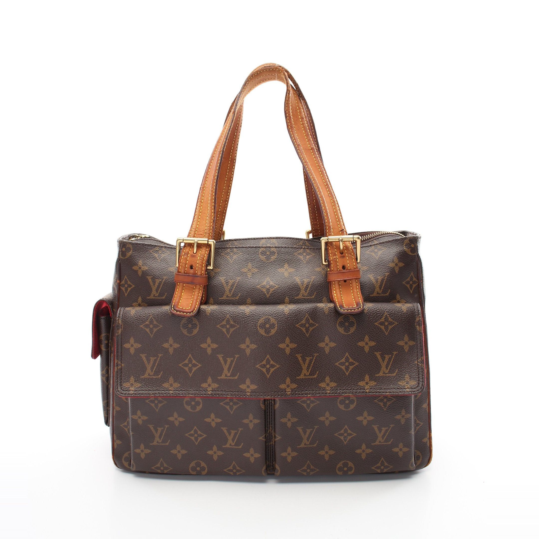 Louis Vuitton Louis Vuitton Multi-Priest Monogram Handbag Leather Brown Size ONE SIZE - 1 Thumbnail