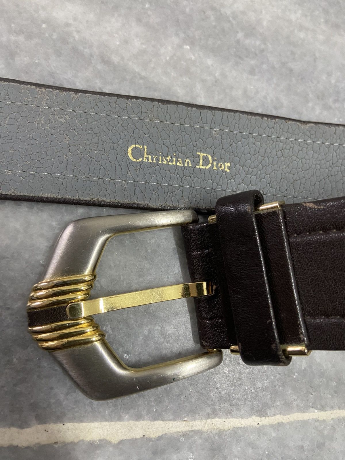 Dior Christian Dior Leather Belt Size ONE SIZE - 6 Thumbnail