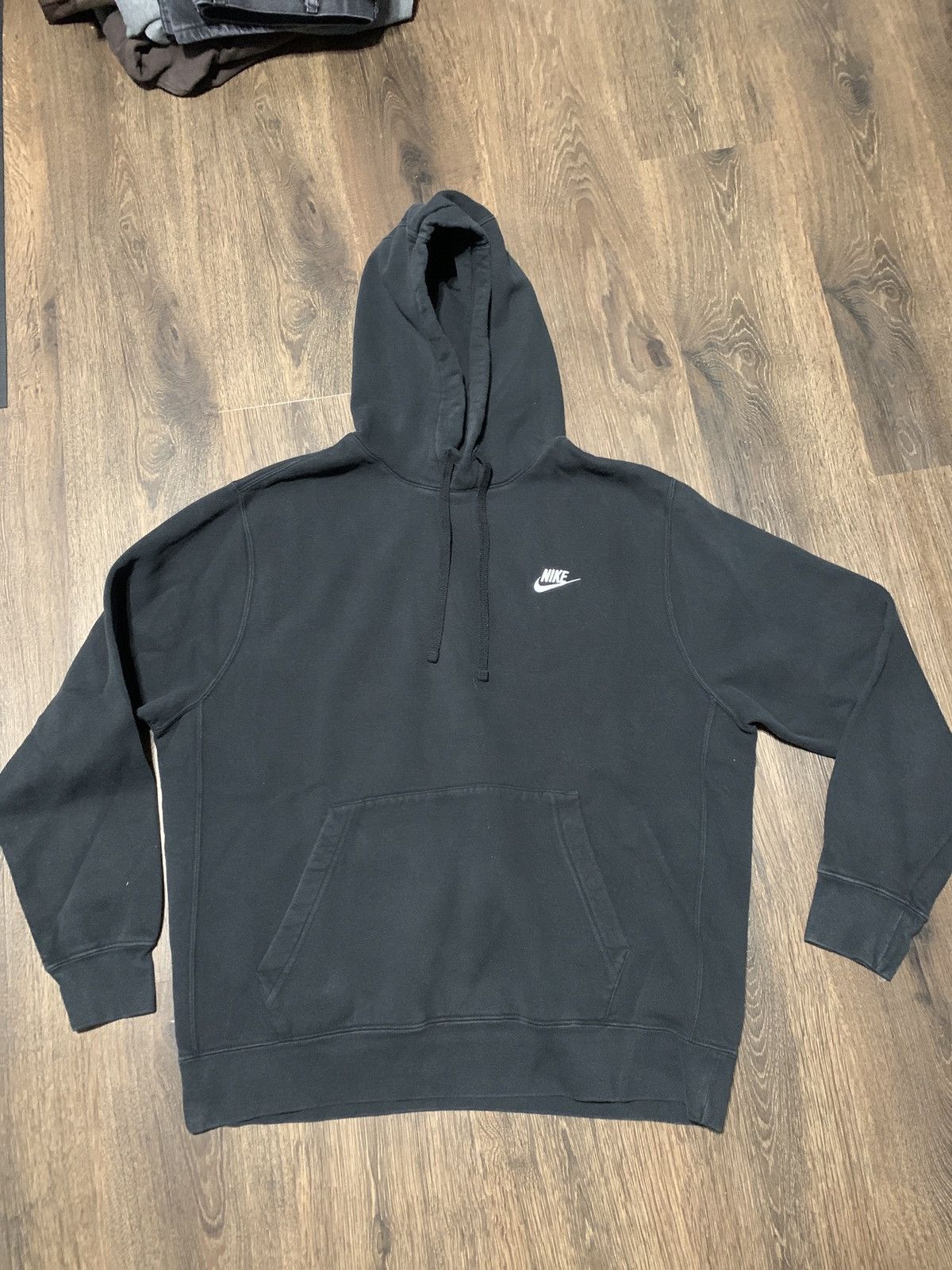 Nike Nike Black Club Fleece Hoodie Size US XL / EU 56 / 4 - 1 Thumbnail