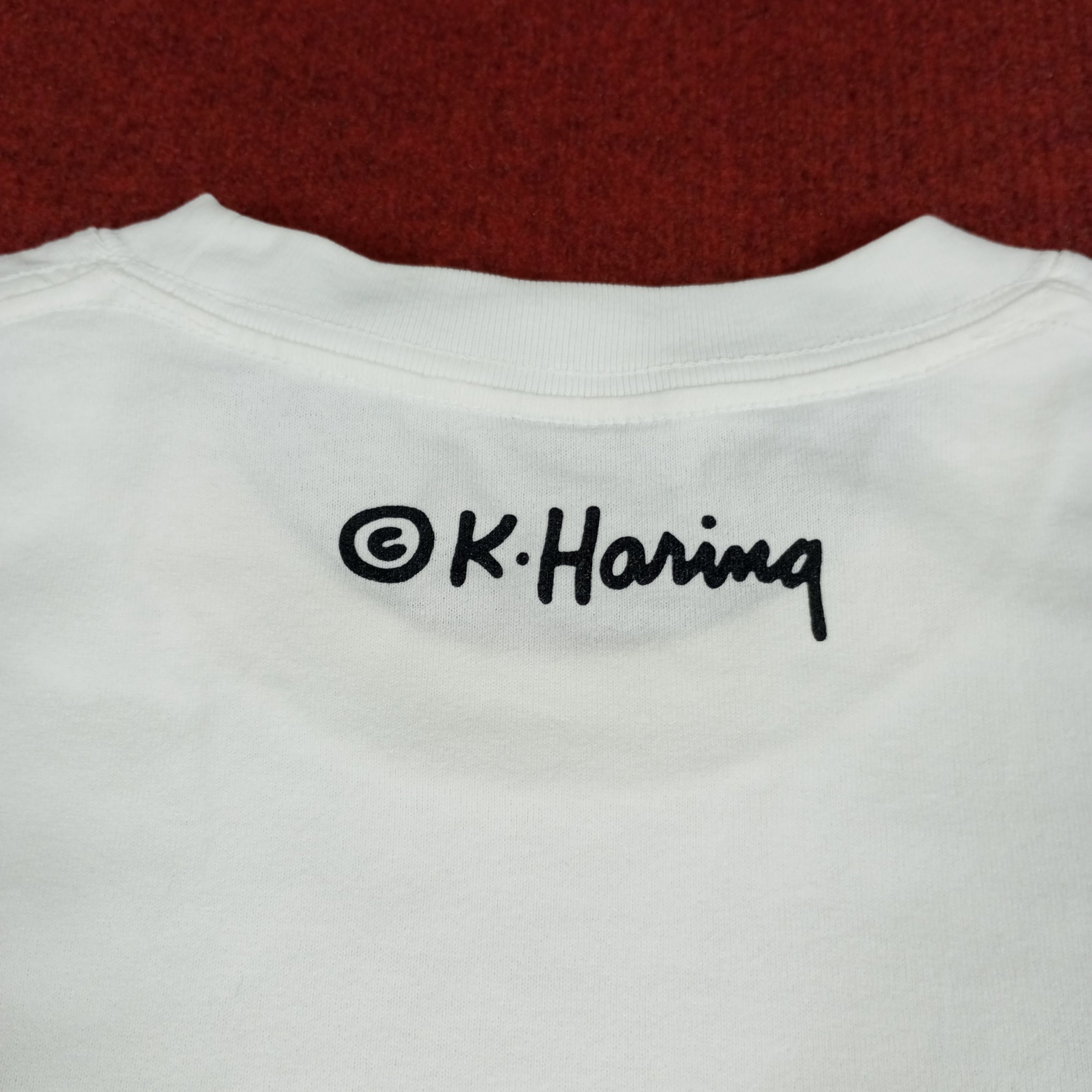 Keith Haring × Vintage Keith Haring X Japanese Brand Uniqlo Streetwear Tshirt Size US L / EU 52-54 / 3 - 4 Thumbnail