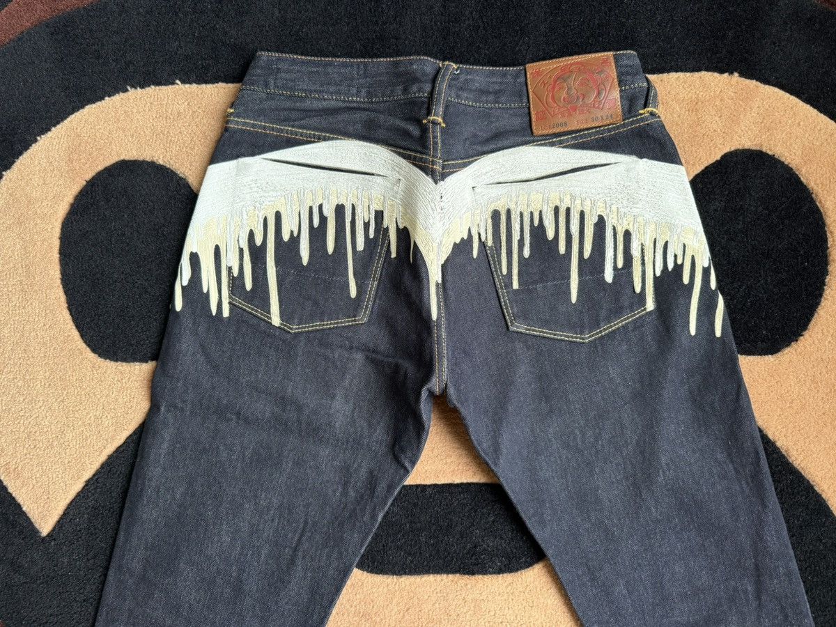 Evisu × Japanese Brand × Vintage evisu white daicock style denim jeans size：30x34 Size US 30 / EU 46 - 5 Thumbnail