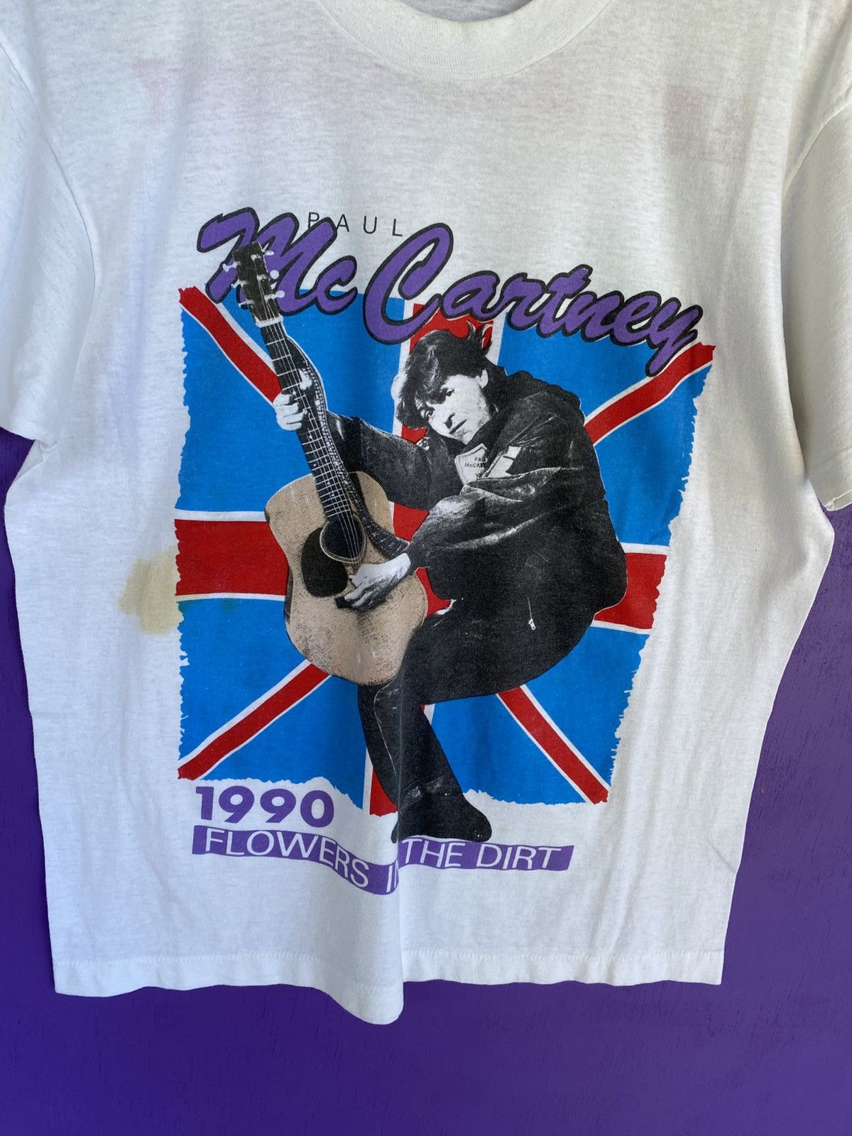 Band Tees Vintage 1990 Paul McCartney flowers in the dirt tour tee Size US L / EU 52-54 / 3 - 3 Thumbnail