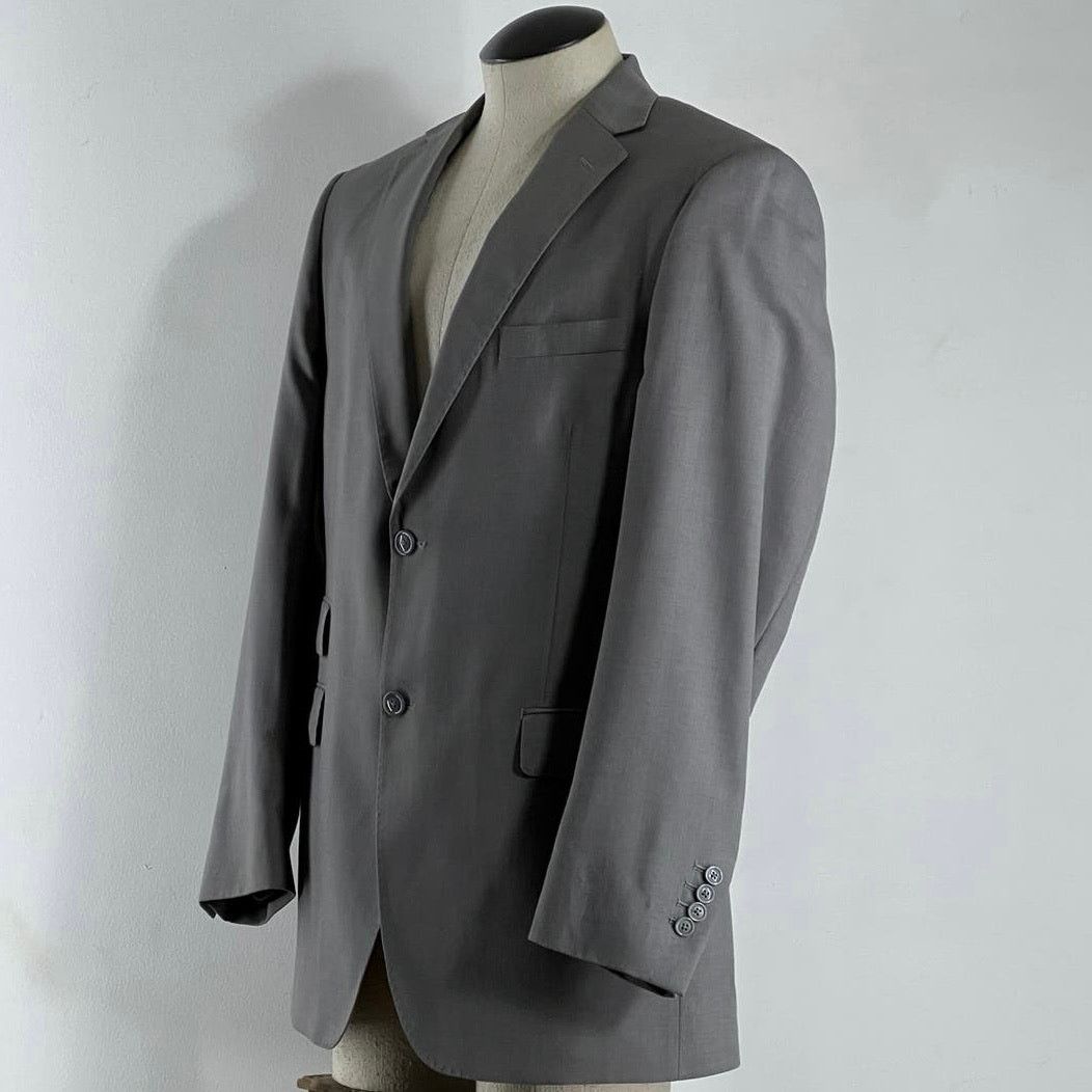 Valentino Valentino Mens Blazer Zegna 150S Gray Wool Silk Jacket Sz 42 Size US L / EU 52-54 / 3 - 6 Thumbnail