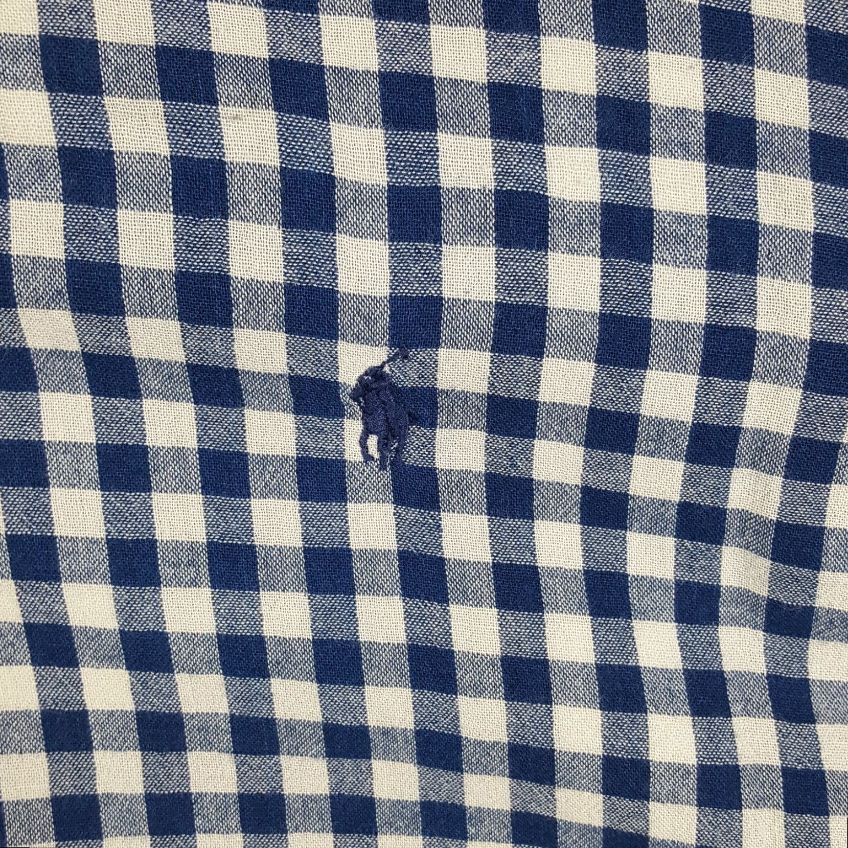 Ralph Lauren VINTAGE Ralph Lauren Button-Up Shirt Plaid Flannel Gingham Mens 2XL Blue Cotton 90s Preppy Collar Shirt Mens Size US XXL / EU 58 / 5 - 3 Thumbnail