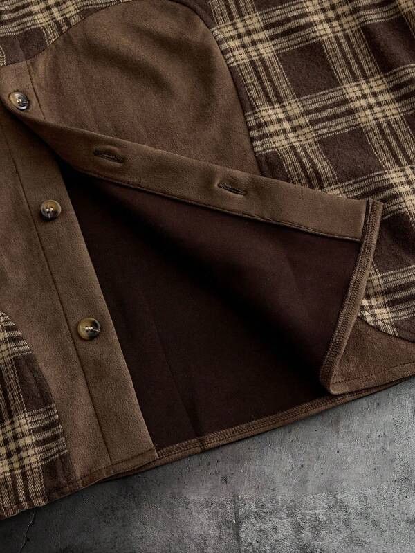 Japanese Brand Natural Canvas Shirt Asymmetrical Panel Edition Size US M / EU 48-50 / 2 - 3 Thumbnail