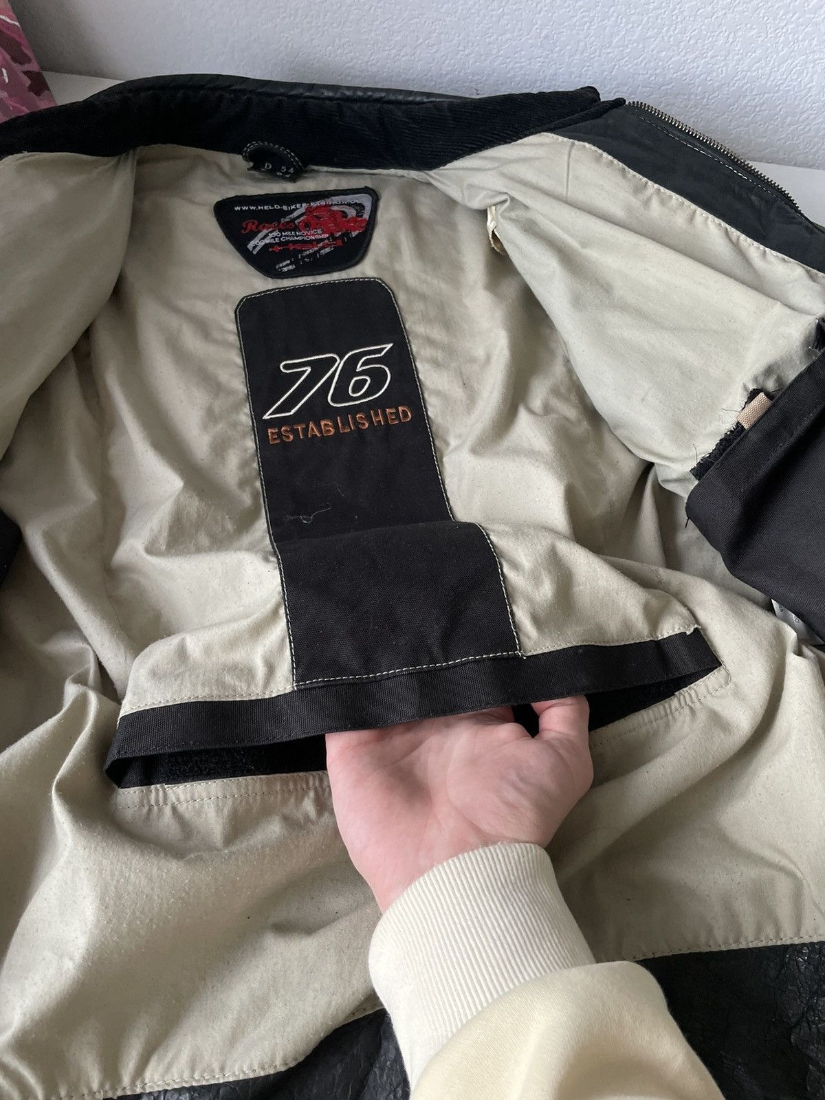 Vintage Vintage Held Racing Leather Jacket Punk Faded Brown Moto Y2K Size US XL / EU 56 / 4 - 18 Thumbnail