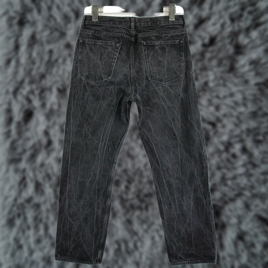 Arket ARKET Jeans Men’s W31 Stone Wash Black Faded 3D Denim Button Fly Pocket Straight Slim Fit Shirt Pants? Size US 31 - 1 Thumbnail