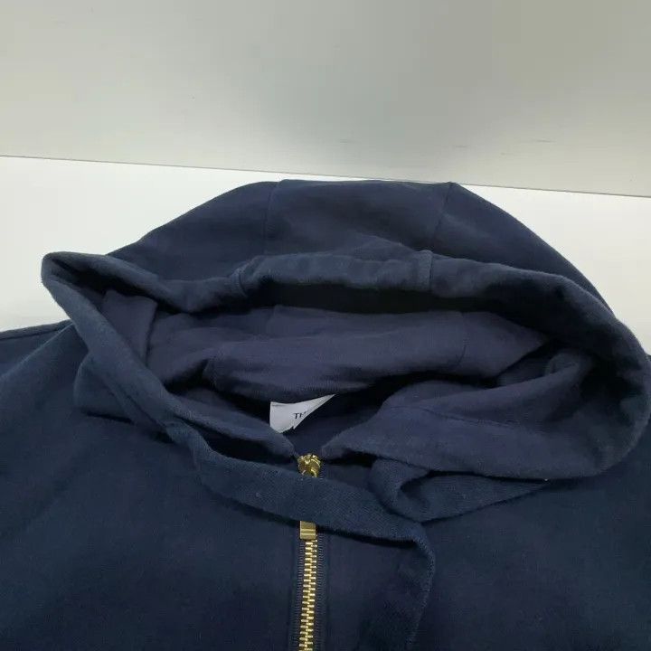Thom Browne Thom Browne Navy Zip-Up Hoodie Jacket -2507 Size US L / EU 52-54 / 3 - 3 Thumbnail