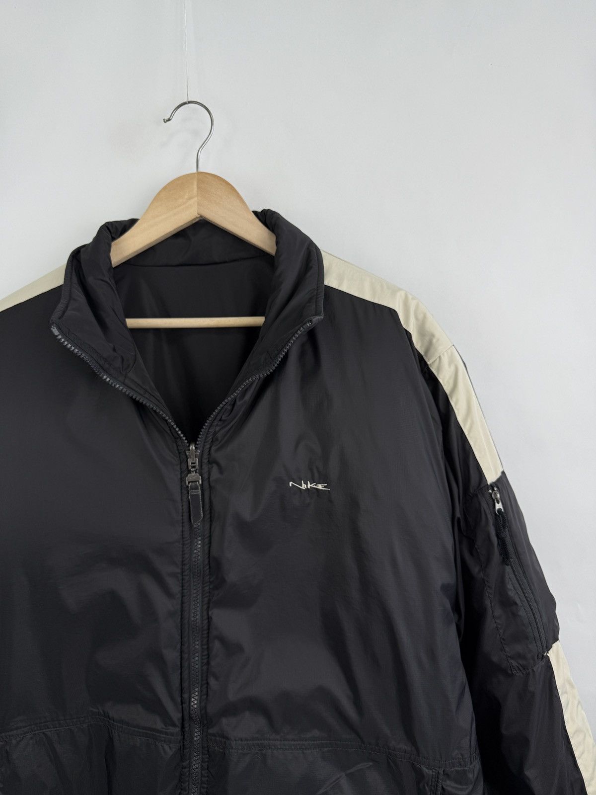 Nike 🇺🇸Vintage 90s Nike Reversible Puffer Jacket Synthetic Filling Size US L / EU 52-54 / 3 - 11 Thumbnail