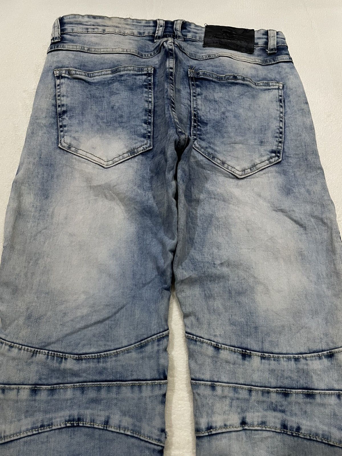 Japanese Brand Vintage One Culture Distressed Mudwash Faded Denim Jeans Size US 32 / EU 48 - 13 Thumbnail