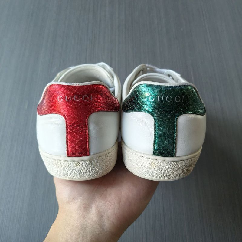 Gucci Gucci Ace Leather Fashion Sneakers Size US 8 / EU 41 - 2 Thumbnail