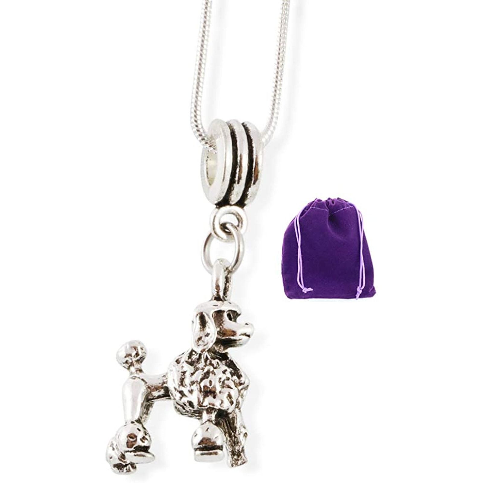 & Other Stories Poodle Dog Pet Canine Snake Chain Necklace Size ONE SIZE - 1 Thumbnail