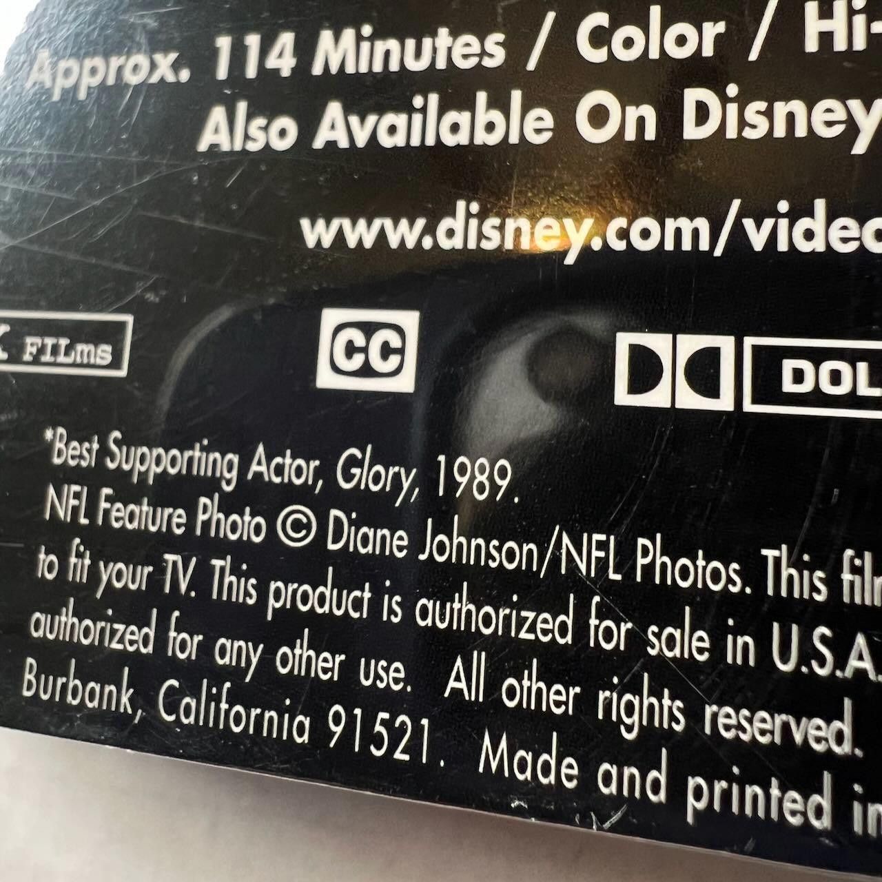 Disney Remember the Titans VHS Tape SEALED Disney Denzel RARE Size ONE SIZE - 6 Thumbnail
