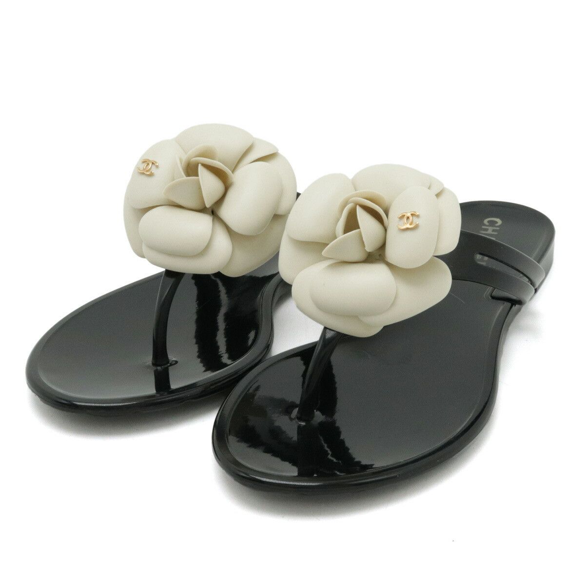 Chanel Chanel Chanel Camellia Thong Sandals Plastic / Synthetic Other DUTY FREE for USA Size ONE SIZE - 1 Thumbnail
