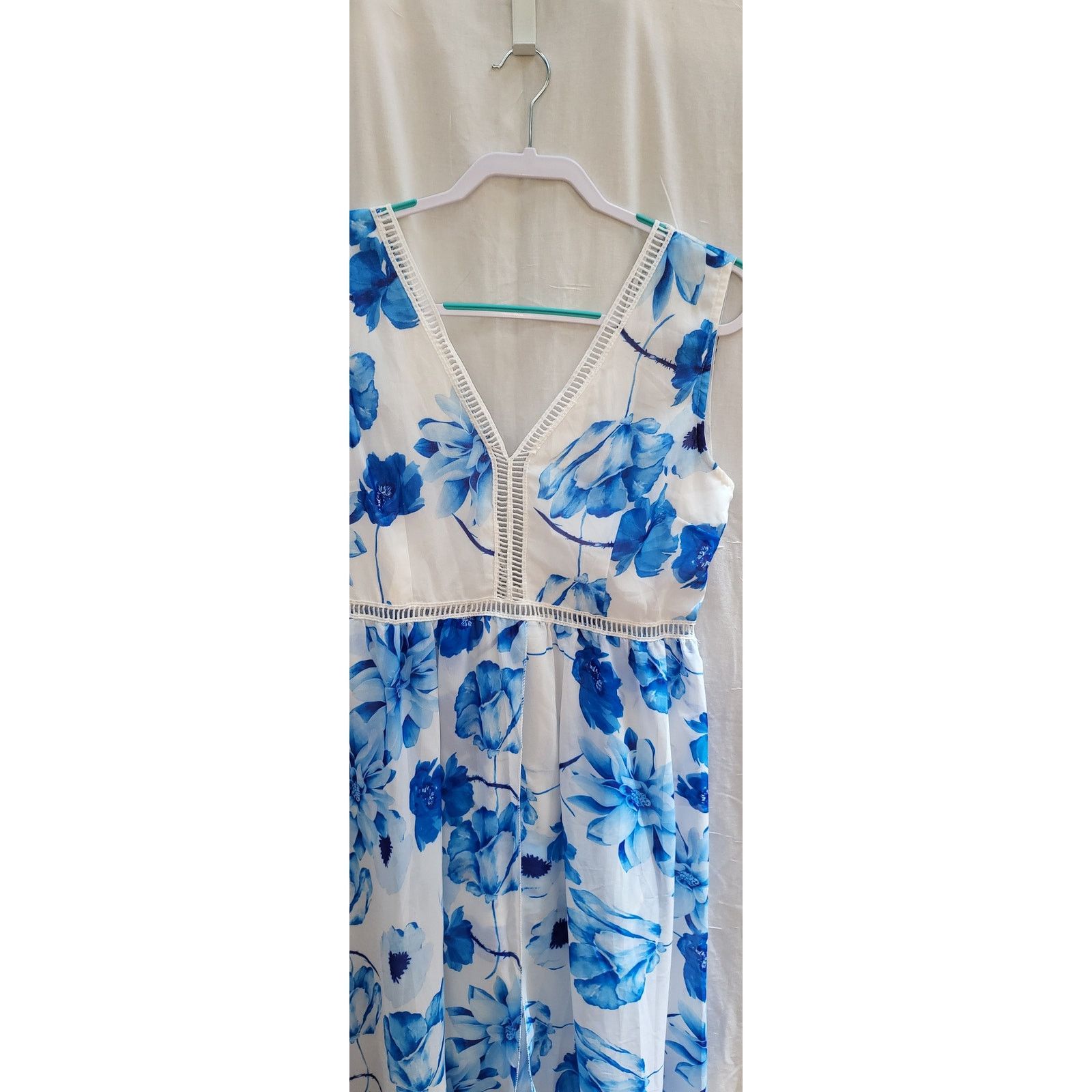 Other Blue floral dress with attached mini skirt size Xlarge Size XL / US 12-14 / IT 48-50 - 2 Thumbnail