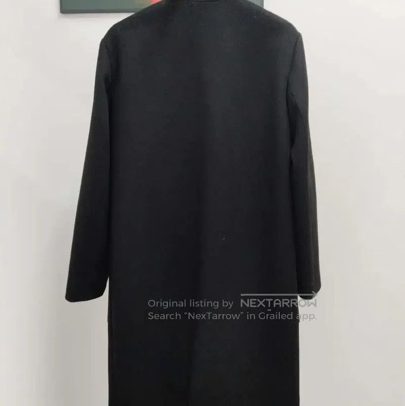 Burberry Burberry Black Wool Long Coat for Women. Size L / US 10 / IT 46 - 2 Thumbnail
