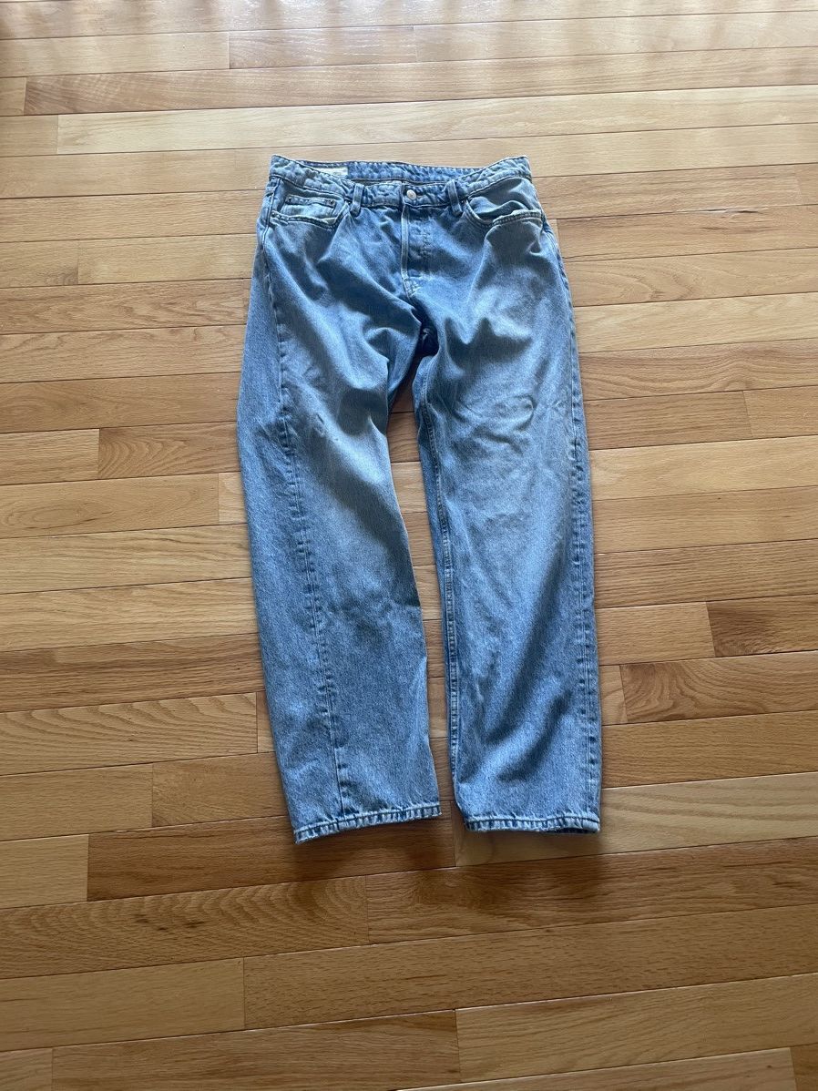 Zara Blue straight y2k jeans Size US 34 / EU 50 - 3 Thumbnail