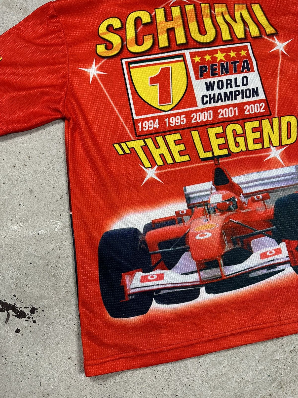 Ferrari × Formula 1 × Vintage Vintage Y2K Ferrari Michael Schumacher Formula Uno Jersey Size US M / EU 48-50 / 2 - 10 Thumbnail
