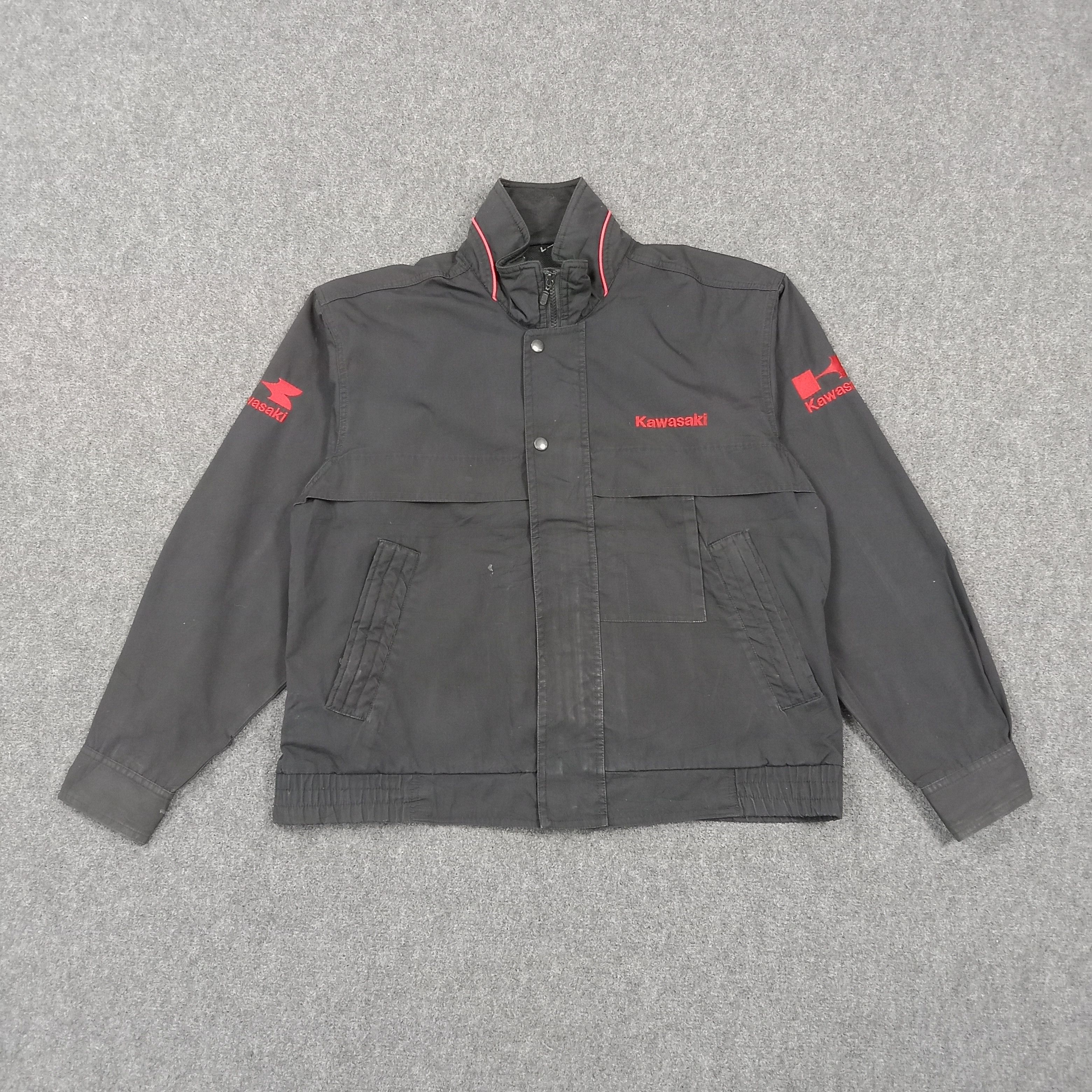 Japanese Brand KAWASAKI Japanese Racing Motorsports Custom Jacket C282N30 Size US L / EU 52-54 / 3 - 4 Thumbnail