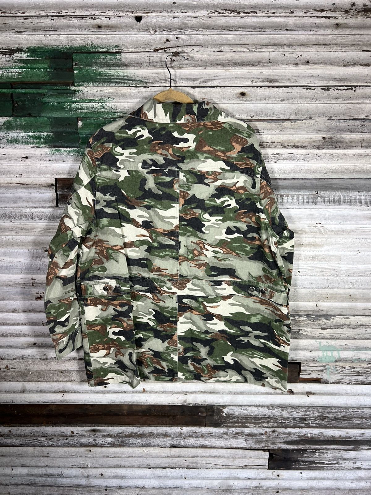 Vintage Vintage Camo Jacket Size US XL / EU 56 / 4 - 4 Thumbnail
