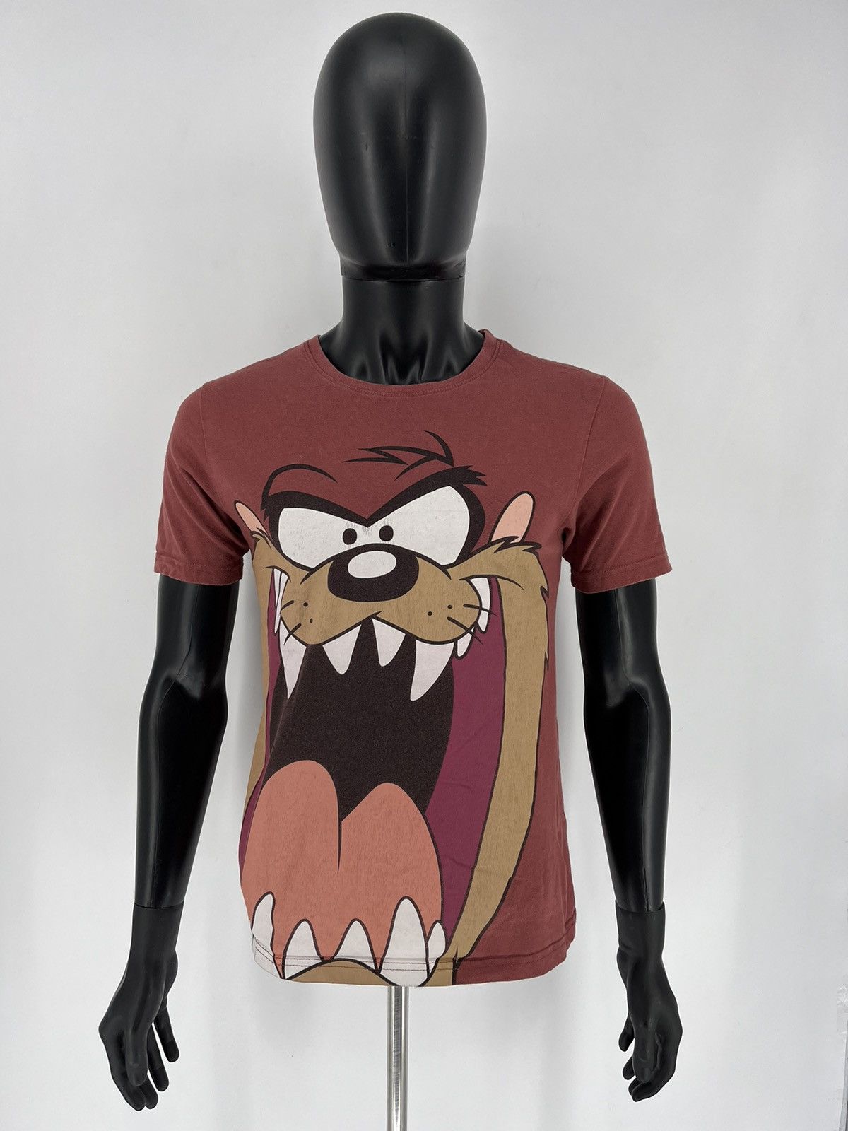 Vintage Vintage y2k Streetwear Taz Crazy Big Logo Looney Tunes Tee Size US S / EU 44-46 / 1 - 2 Thumbnail
