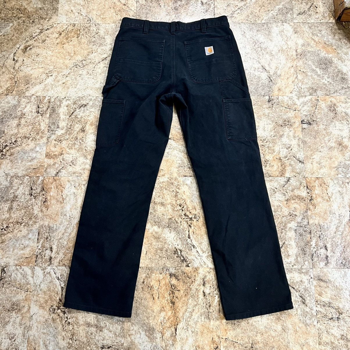 Carhartt Black Double Knee Carhartt Pants Size US 32 / EU 48 - 2 Thumbnail