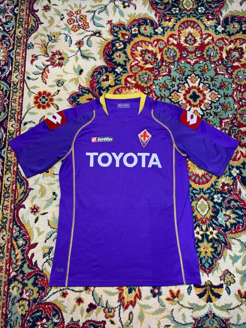 Lotto Sport FIORENTINA ITALY 2008/2009 HOME FOOTBALL SHIRT JERSEY Size US L / EU 52-54 / 3 - 1 Thumbnail