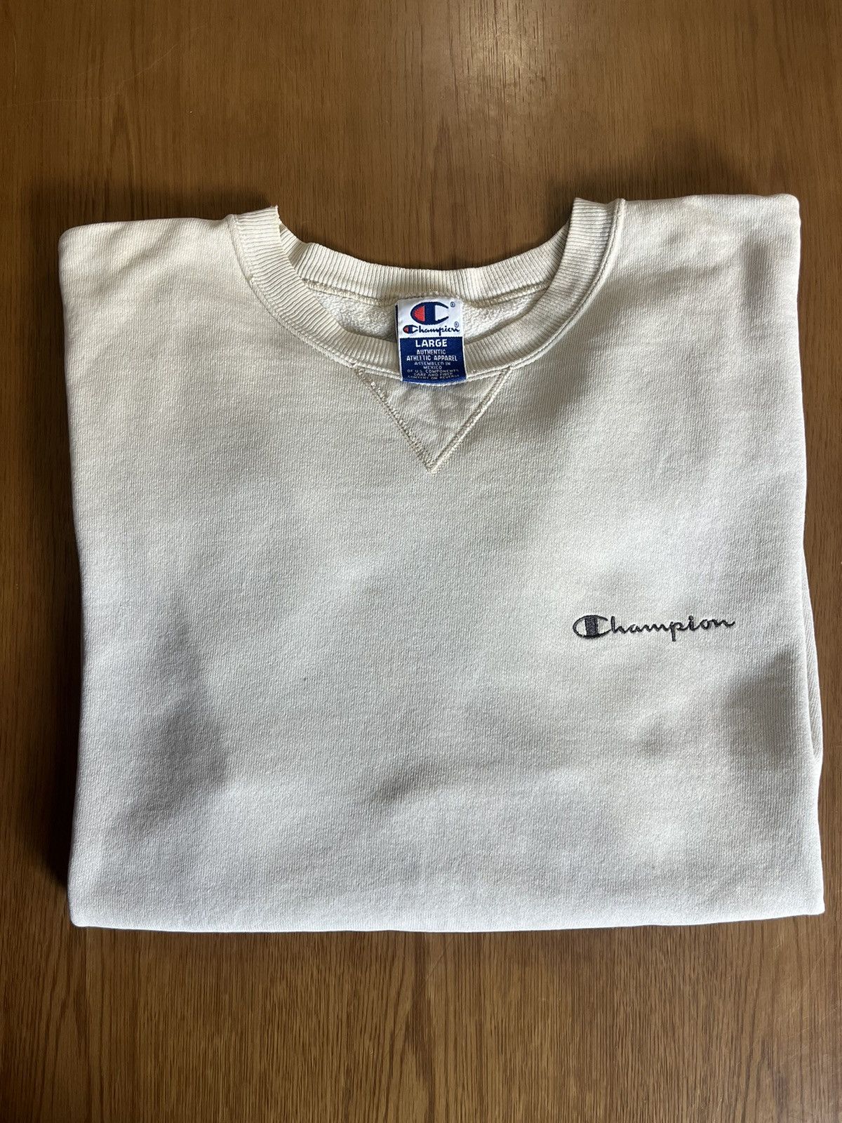 Champion Vintage Champion 90’s V neck Sweater Shirt Size US L / EU 52-54 / 3 - 1 Thumbnail